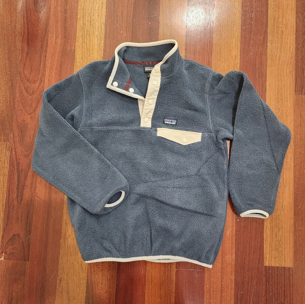Girls Patagonia Synchilla Quarter Snap Fleece | Size M